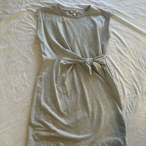 Nine West grey tied waste dress size M